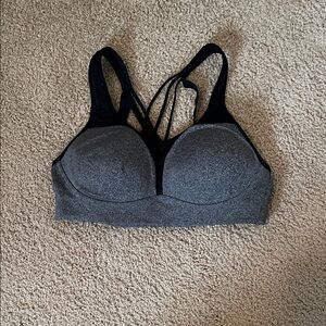 Champion Black and Gray Sports Bra